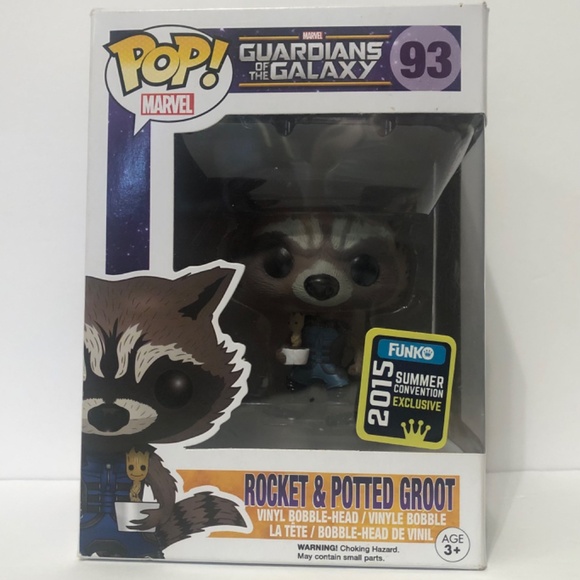 Funko Guardian of Galaxy 93 (Rocket Potted Grout) - Picture 4 of 12